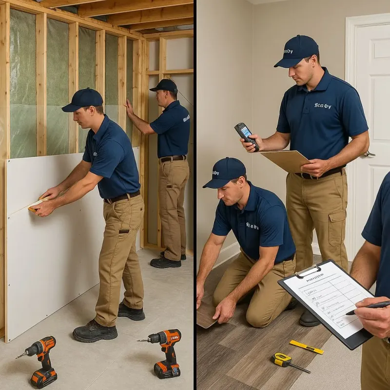 Repairs and Reconstruction process in Curtisville, PA
