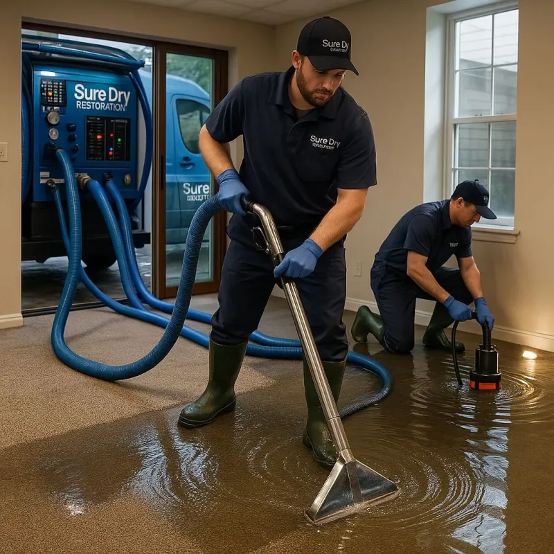 Water Extraction and Removal process in Curtisville, PA
